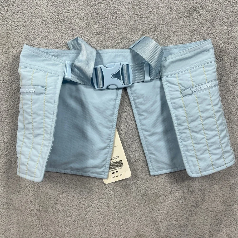 Fabletics The Woven Belt Women Small Light Blue The Woven Belt UtilityNew